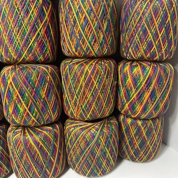 18 Spools Aunt Lydia's Crochet Thread Mexicana Rainbow - Picture 4 of 13
